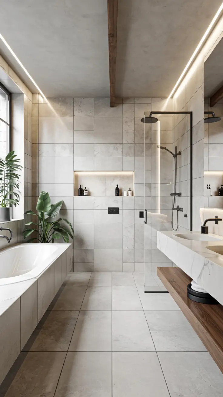 Bathroom Floor Tile Ideas 2026: Timeless, Modern & Patterned Designs