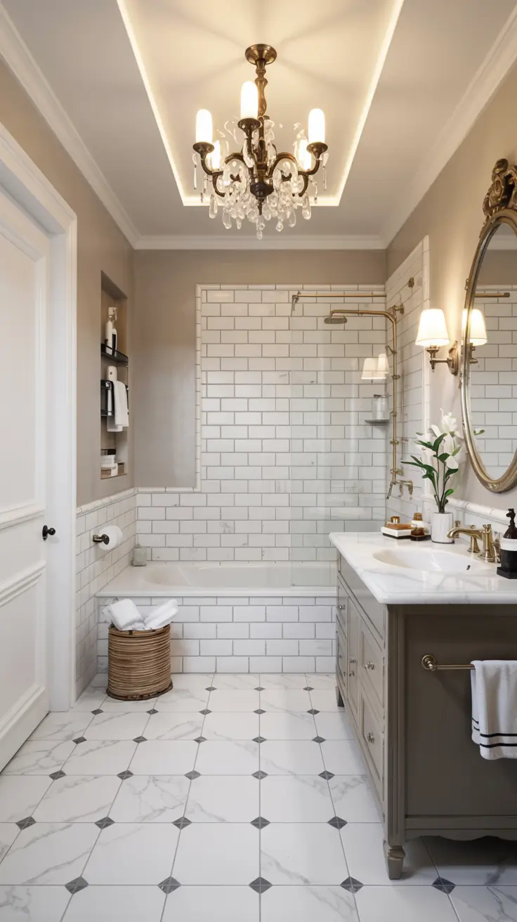 Bathroom Floor Tile Ideas 2026: Timeless, Modern & Patterned Designs