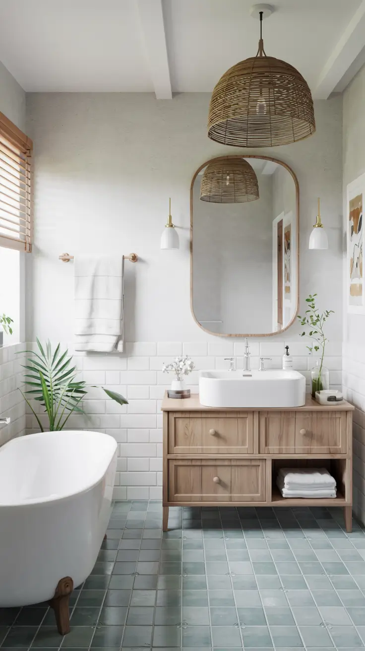 Bathroom Floor Tile Ideas 2026: Timeless, Modern & Patterned Designs