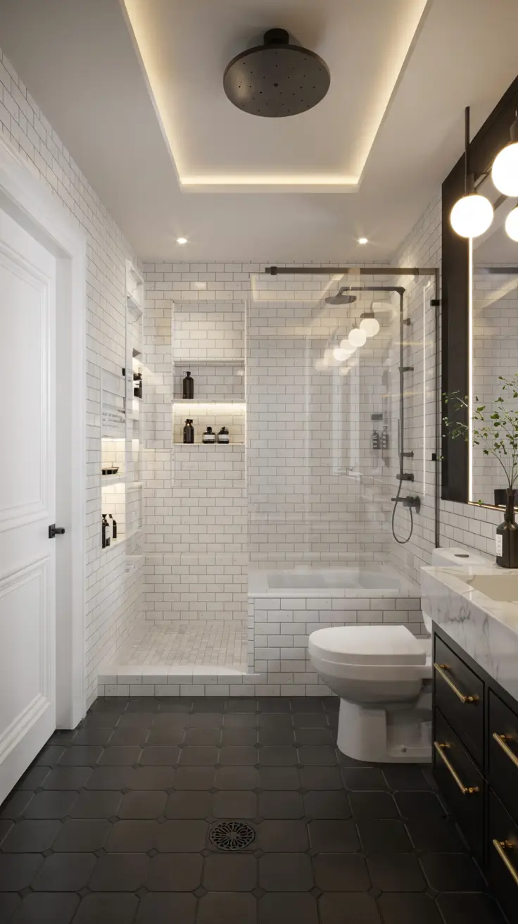 Bathroom Floor Tile Ideas 2026: Timeless, Modern & Patterned Designs