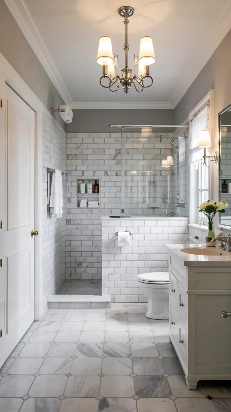 Bathroom Floor Tile Ideas 2026: Timeless, Modern & Patterned Designs