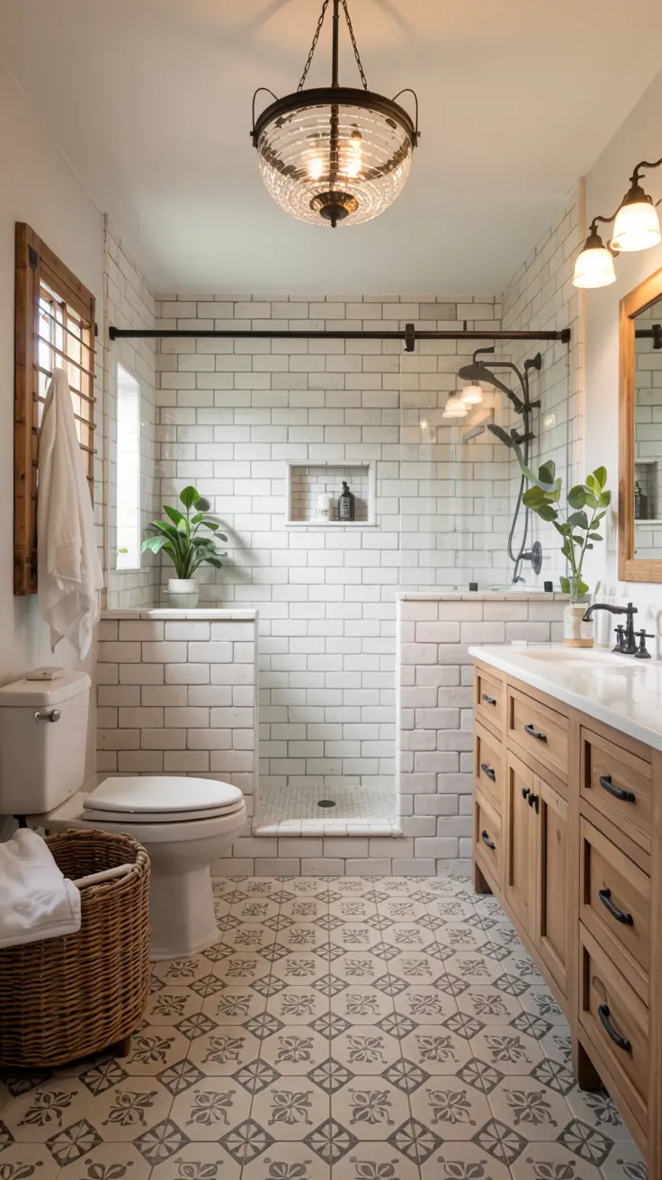 Bathroom Floor Tile Ideas 2026: Timeless, Modern & Patterned Designs