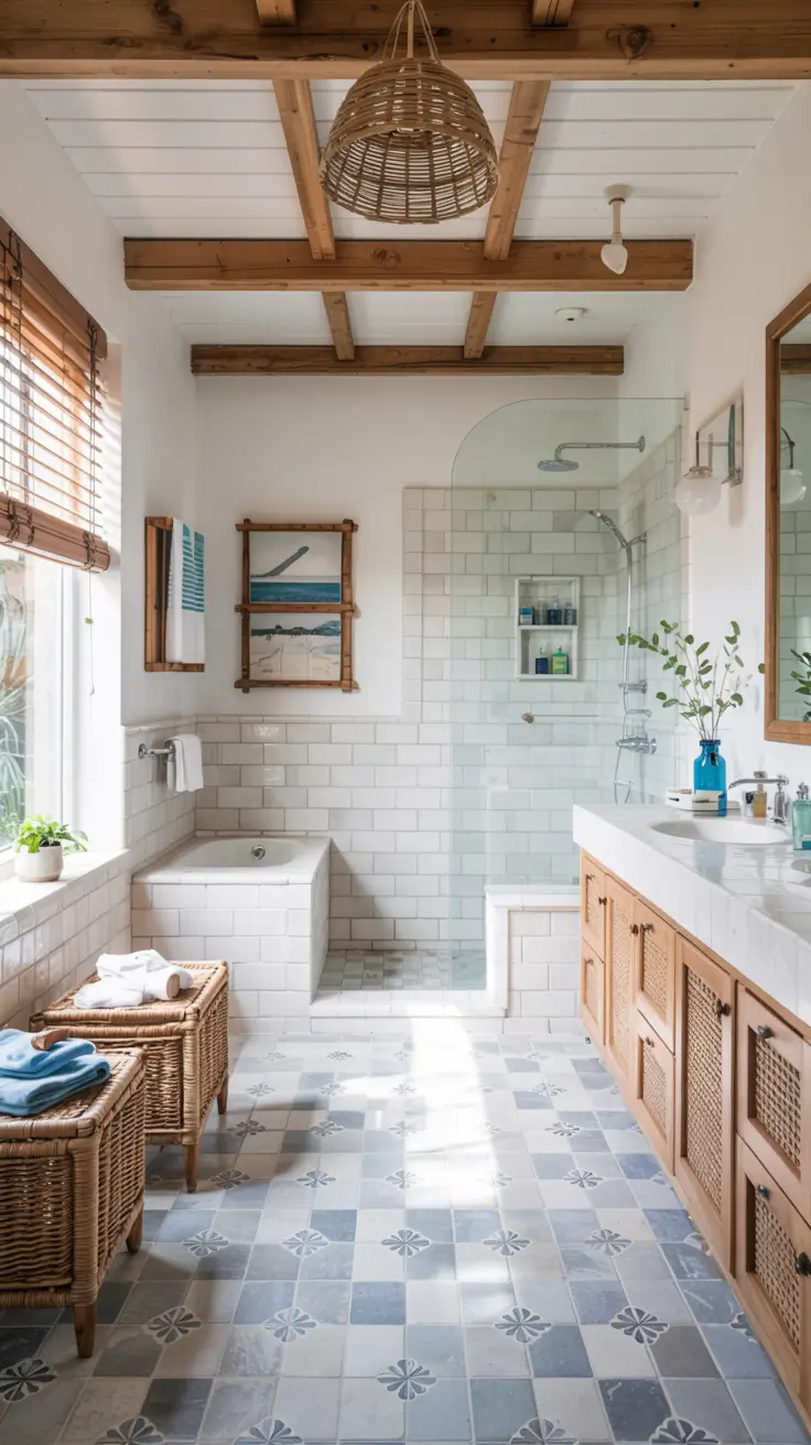 Bathroom Floor Tile Ideas 2026: Timeless, Modern & Patterned Designs