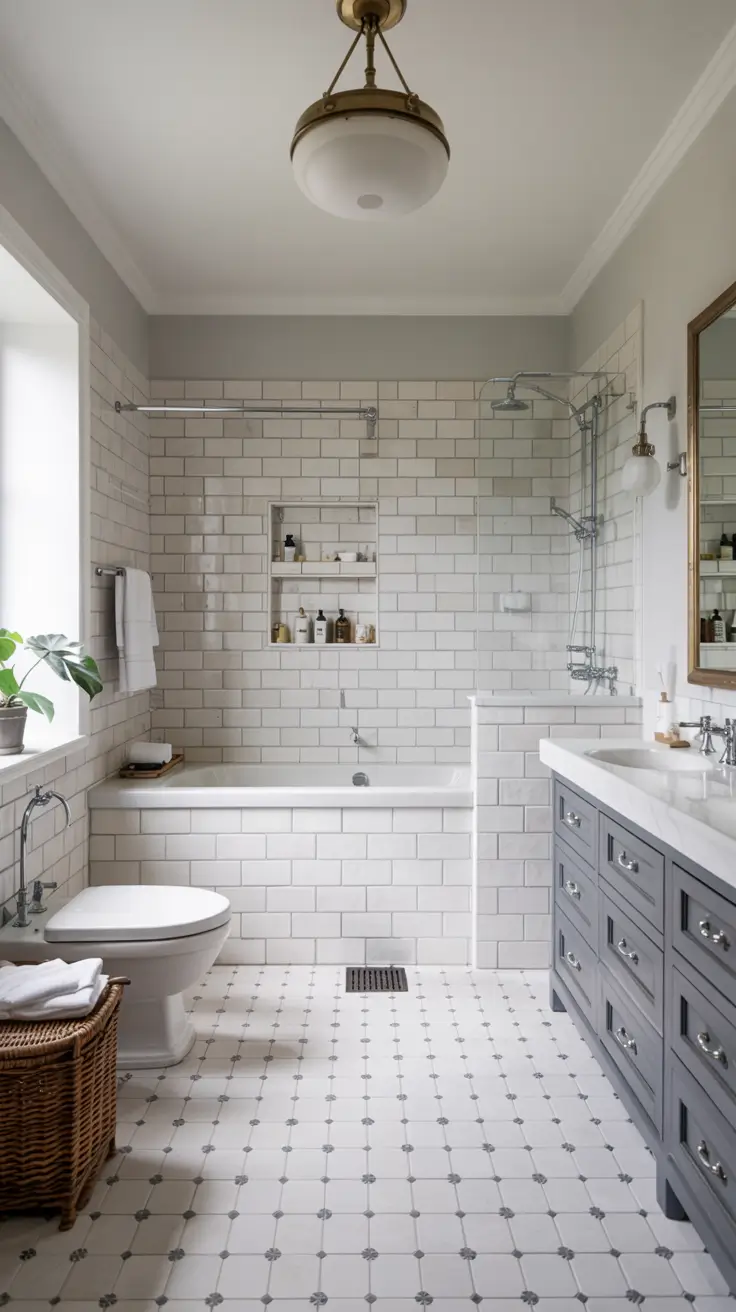 Bathroom Floor Tile Ideas 2026: Timeless, Modern & Patterned Designs