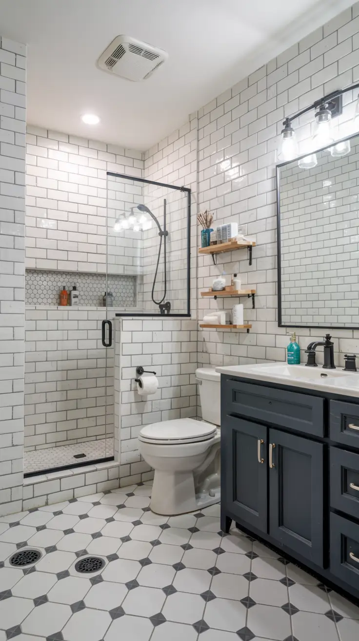 Bathroom Floor Tile Ideas 2026: Timeless, Modern & Patterned Designs