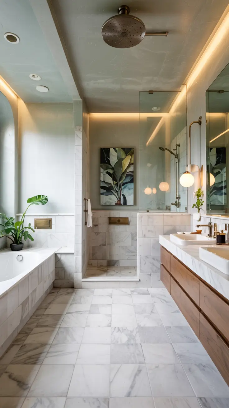 Bathroom Floor Tile Ideas 2026: Timeless, Modern & Patterned Designs