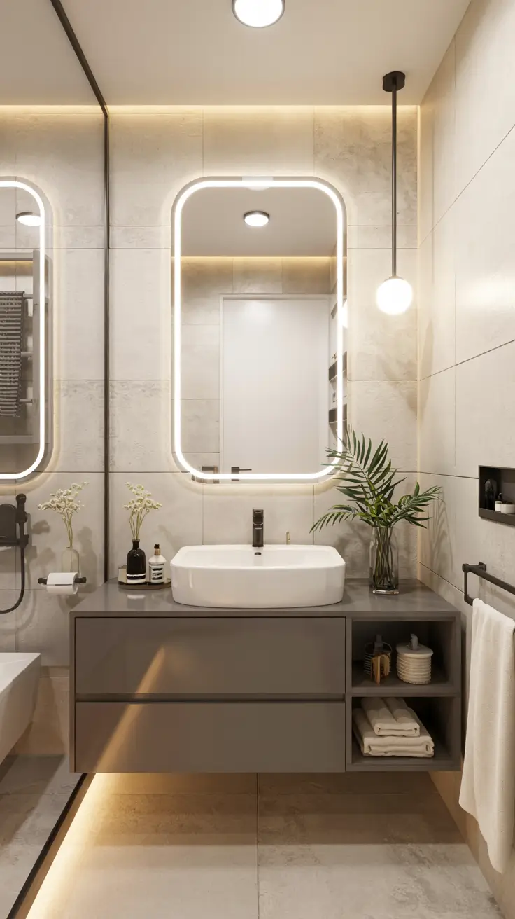 Bathroom Mirrors Ideas 2026: Modern, Luxury & Double Vanity Inspiration