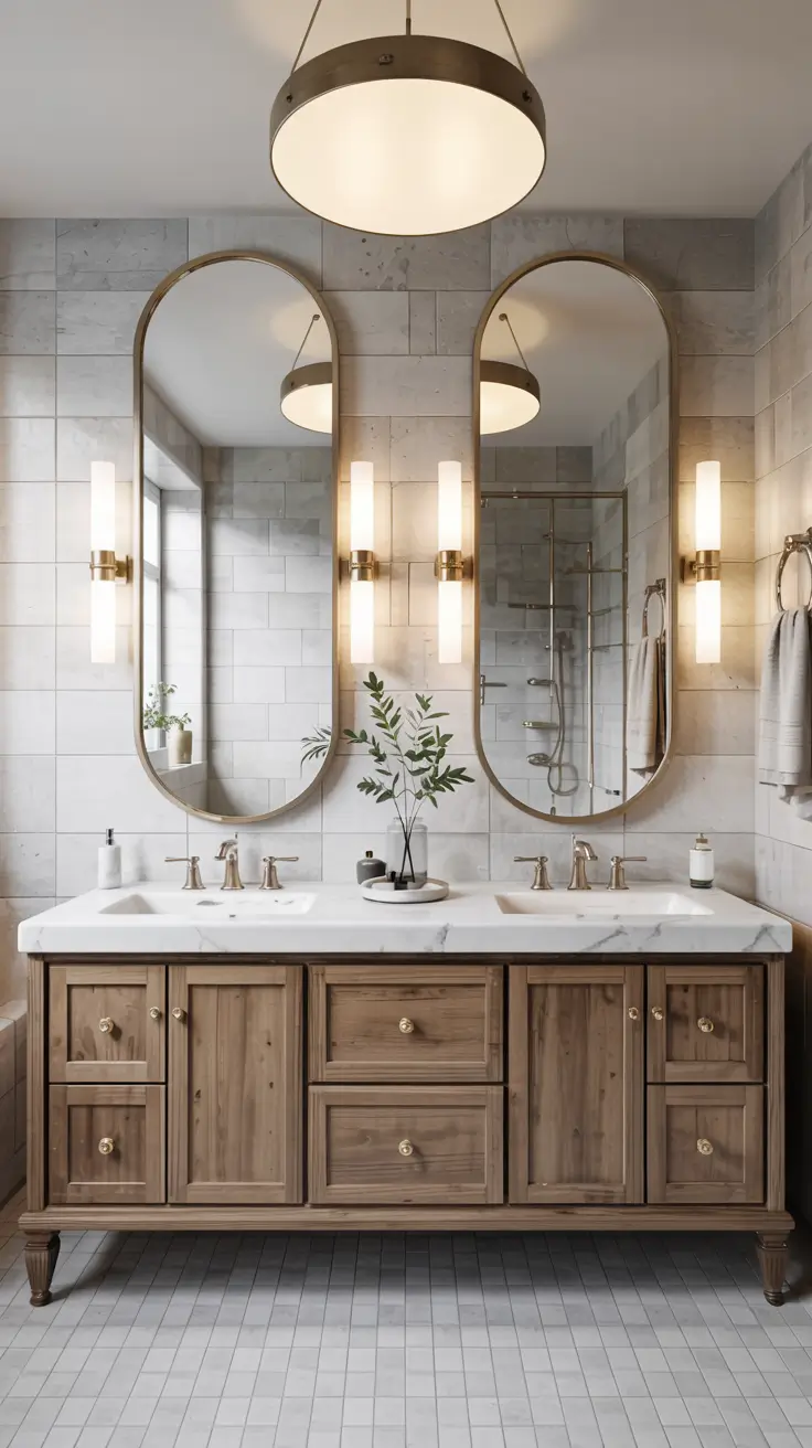 Bathroom Mirrors Ideas 2026: Modern, Luxury & Double Vanity Inspiration