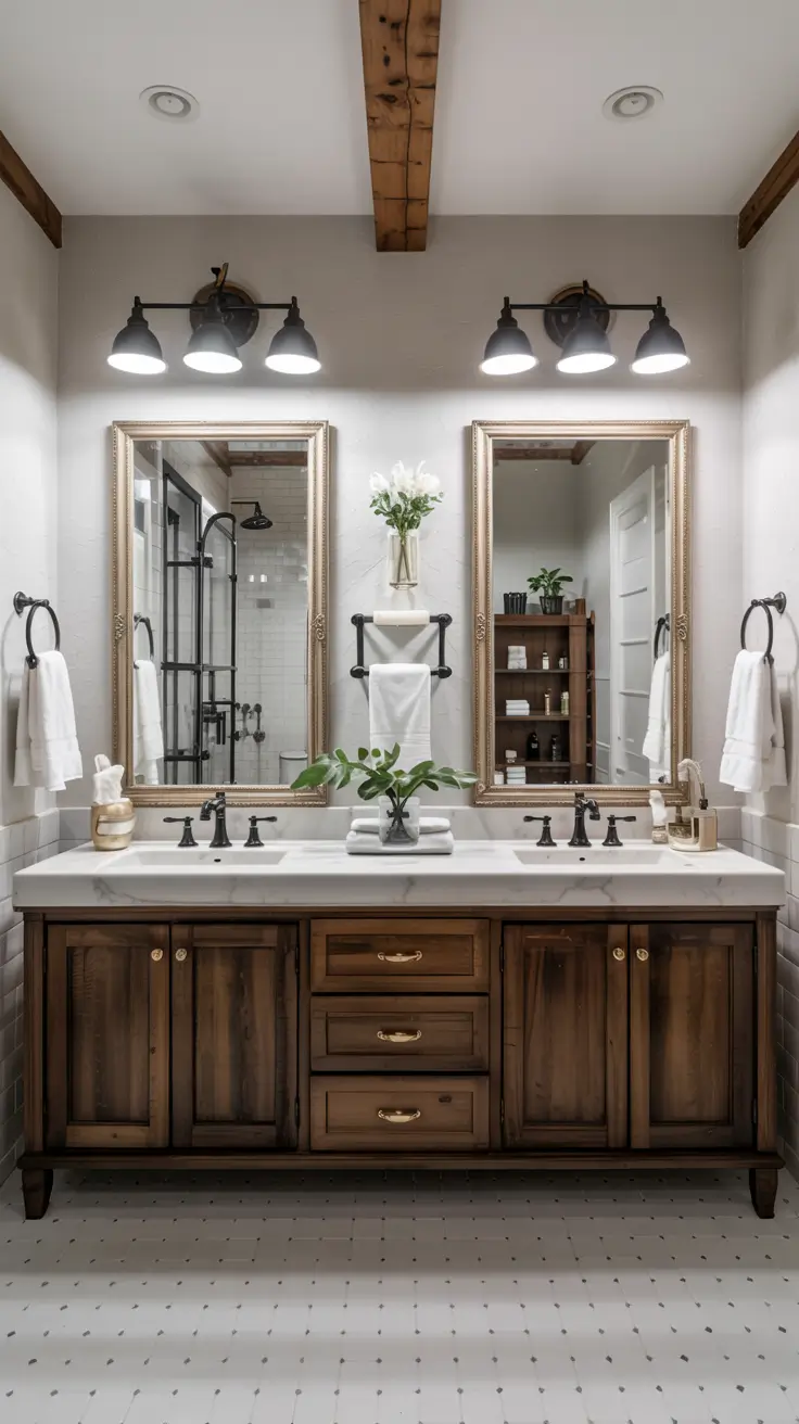 Bathroom Mirrors Ideas 2026: Modern, Luxury & Double Vanity Inspiration