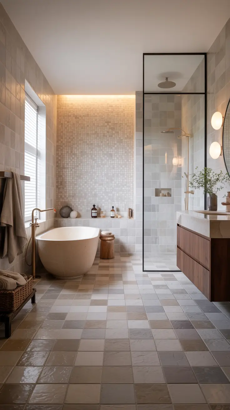 Bathroom Tile Ideas 2026: Modern, Neutral & Stylish Floor and Wall Designs
