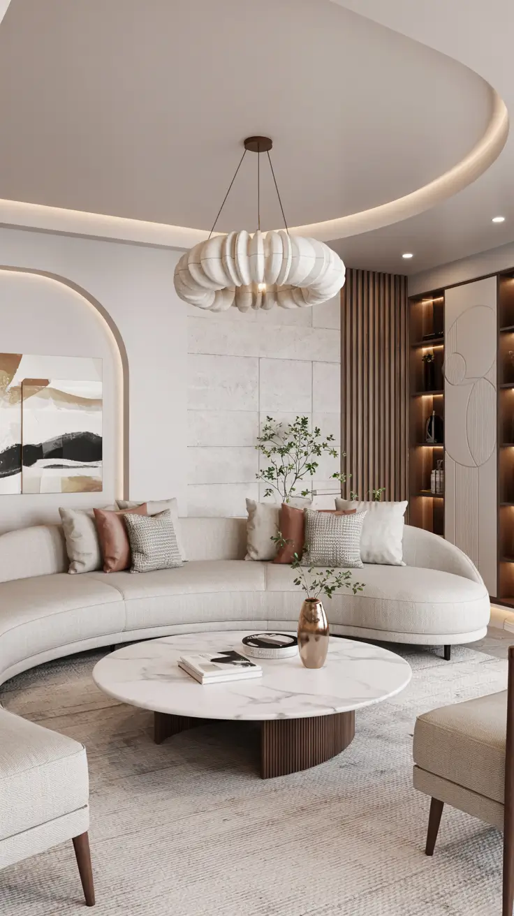 Curved Sofa Ideas for Living Room 2026: Stylish & Modern Inspirations