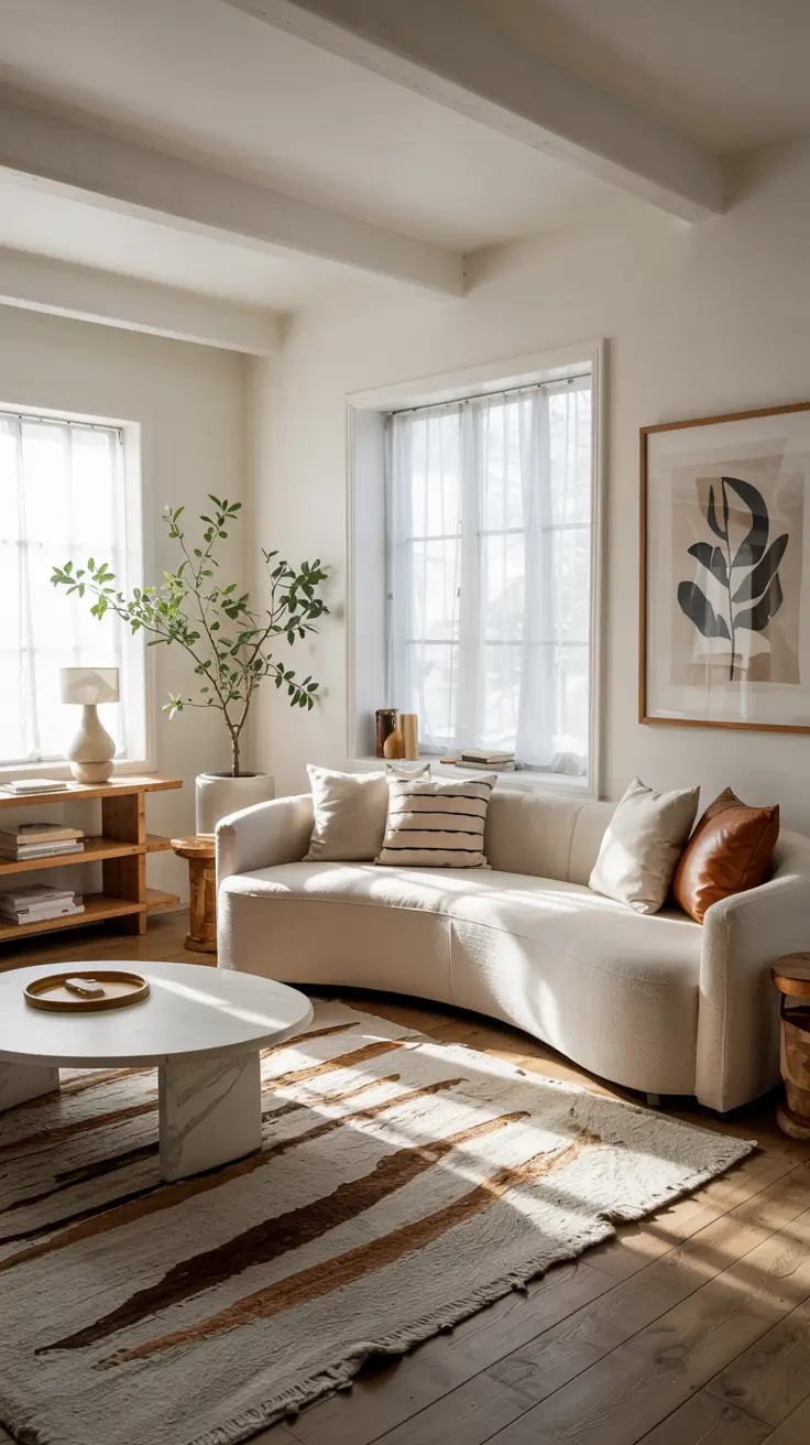 Curved Sofa Ideas for Living Room 2026: Stylish & Modern Inspirations