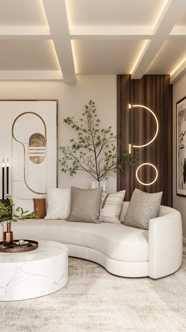 Curved Sofa Ideas for Living Room 2026: Stylish & Modern Inspirations