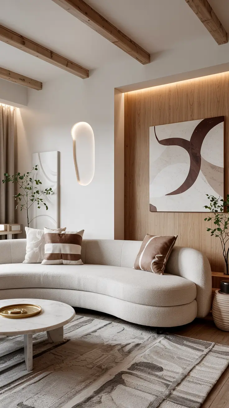 Curved Sofa Ideas for Living Room 2026: Stylish & Modern Inspirations