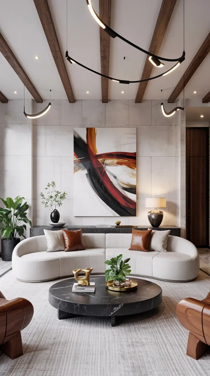 Curved Sofa Ideas for Living Room 2026: Stylish & Modern Inspirations