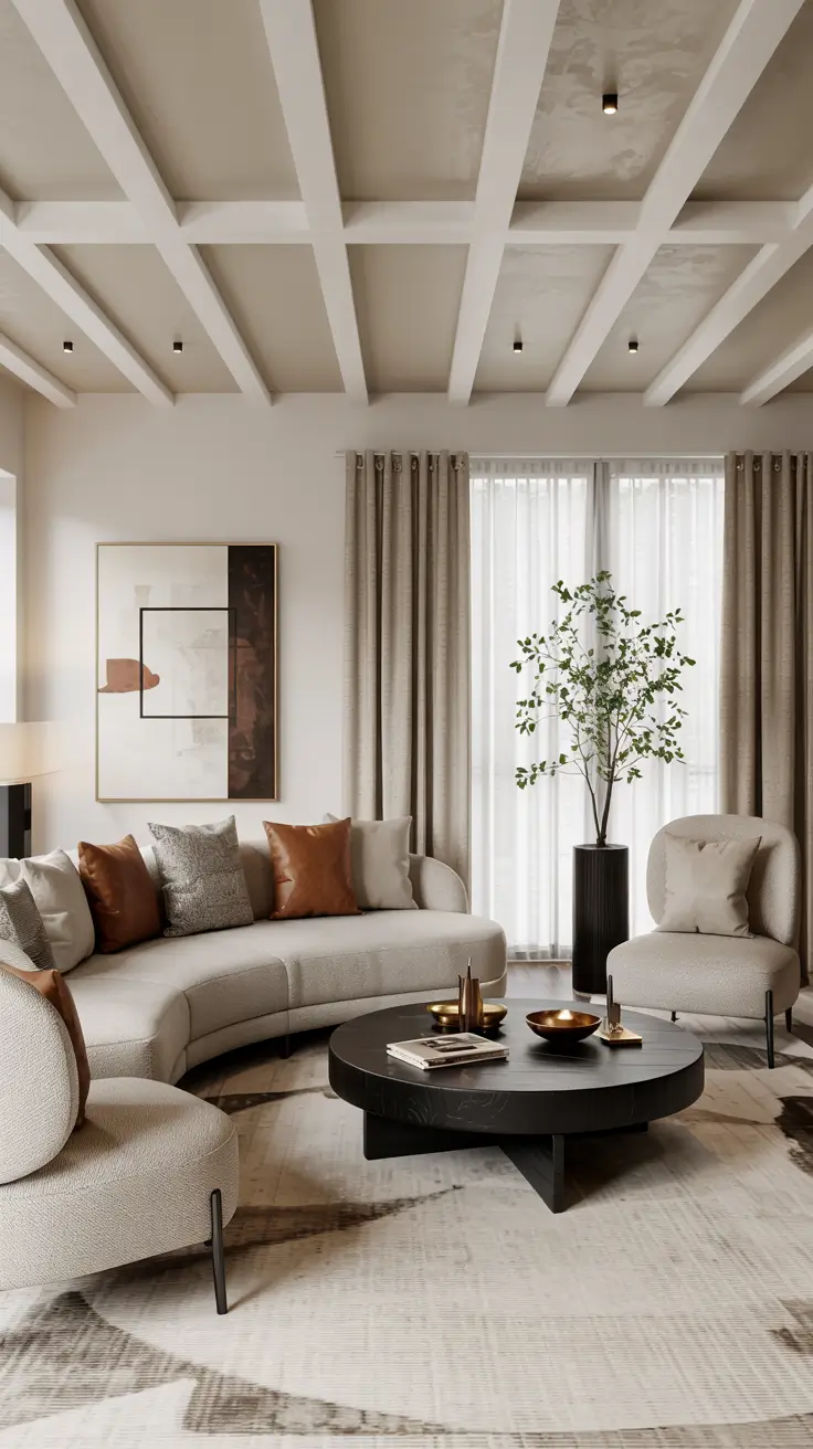 Curved Sofa Ideas for Living Room 2026: Stylish & Modern Inspirations