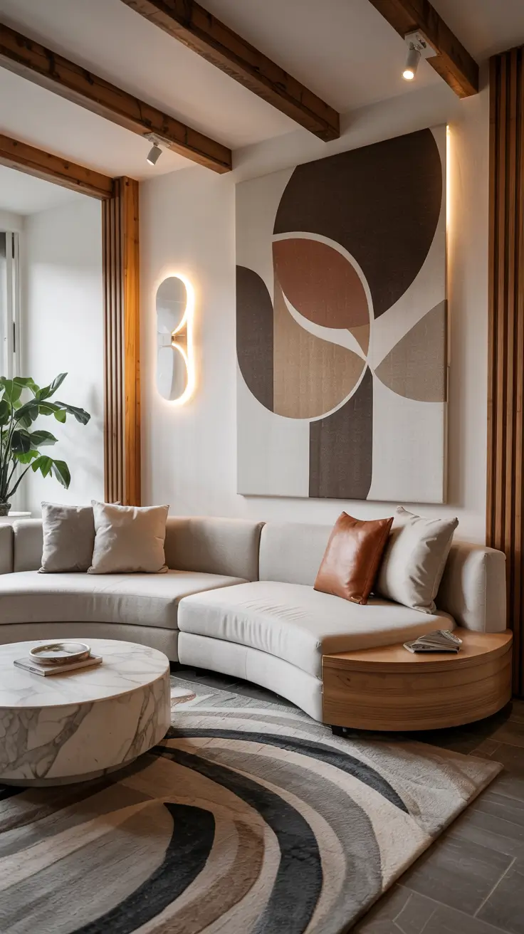 Curved Sofa Ideas for Living Room 2026: Stylish & Modern Inspirations