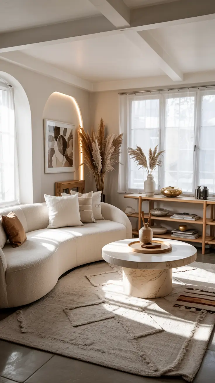 Curved Sofa Ideas for Living Room 2026: Stylish & Modern Inspirations