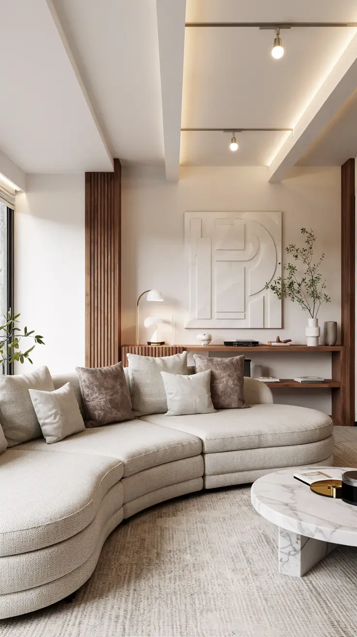 Curved Sofa Ideas for Living Room 2026: Stylish & Modern Inspirations