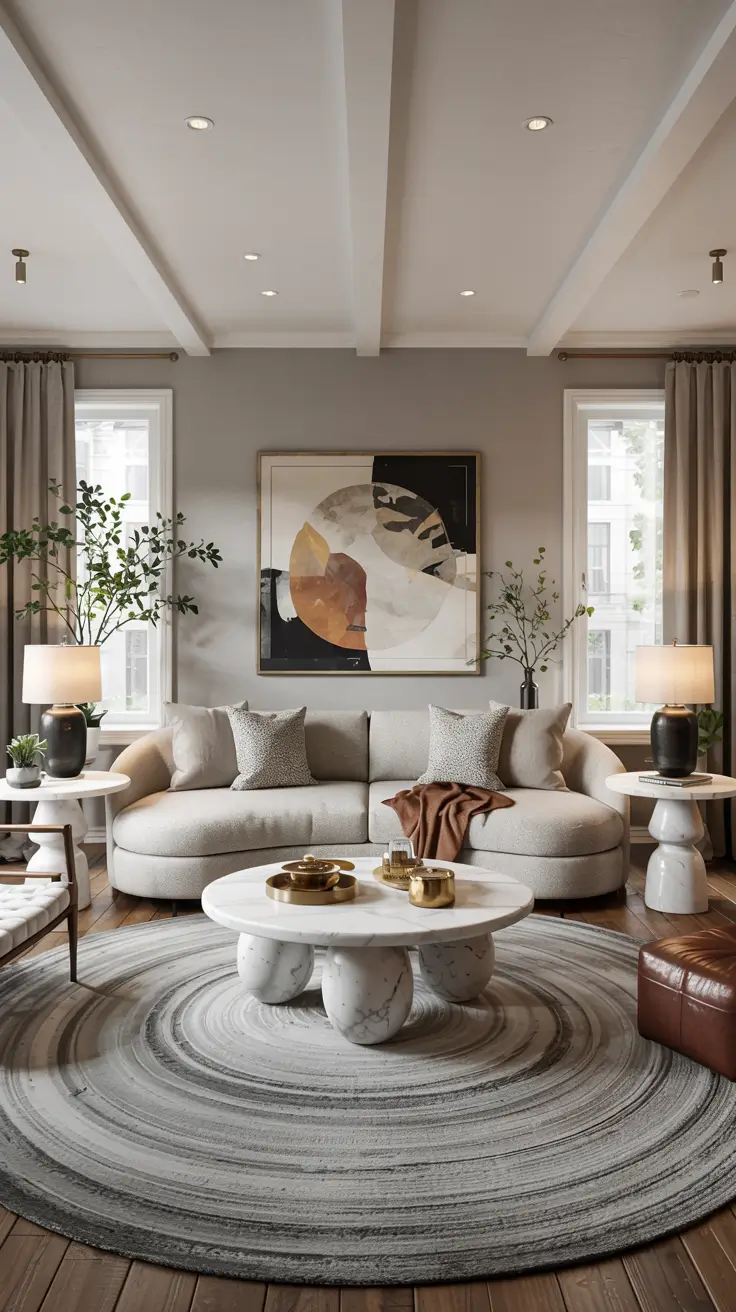 Curved Sofa Ideas for Living Room 2026: Stylish & Modern Inspirations