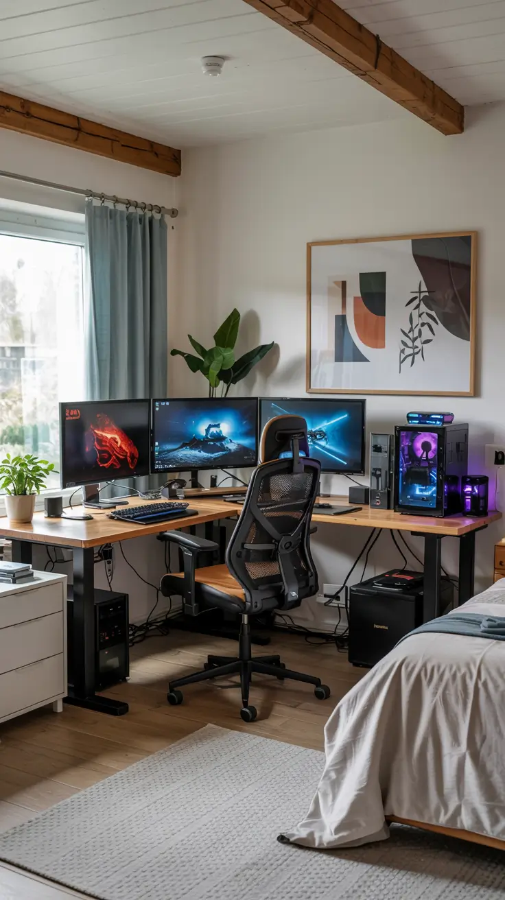 Gaming Desk Ideas 2026: Aesthetic, Ergonomic & Space-Saving Setups