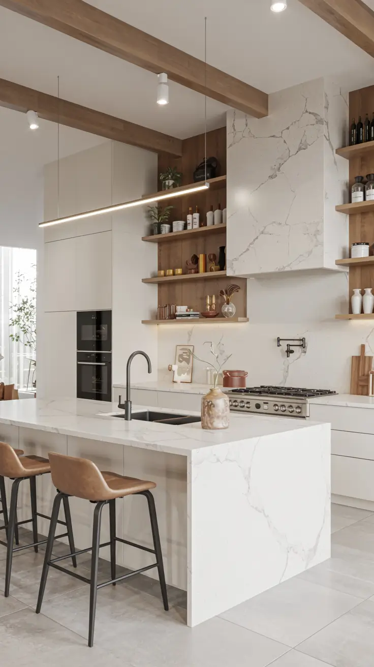 Kitchen Countertops Ideas 2026: Modern, Quartz & Granite Designs