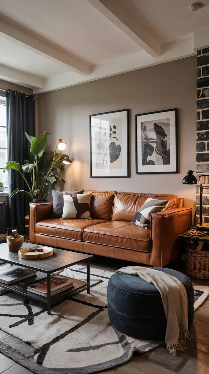Leather Sofa Ideas 2026: Stylish Living Room & Cozy Interior Inspiration