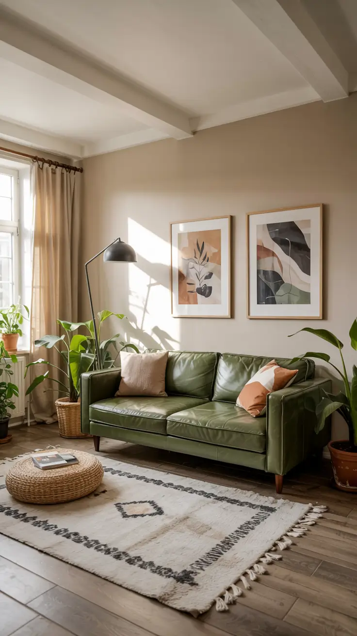 Leather Sofa Ideas 2026: Stylish Living Room & Cozy Interior Inspiration