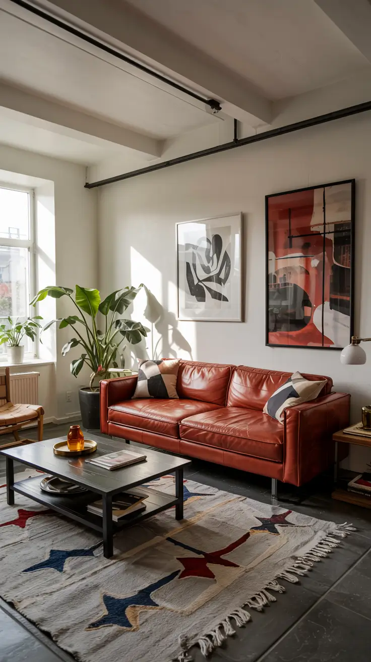 Leather Sofa Ideas 2026: Stylish Living Room & Cozy Interior Inspiration