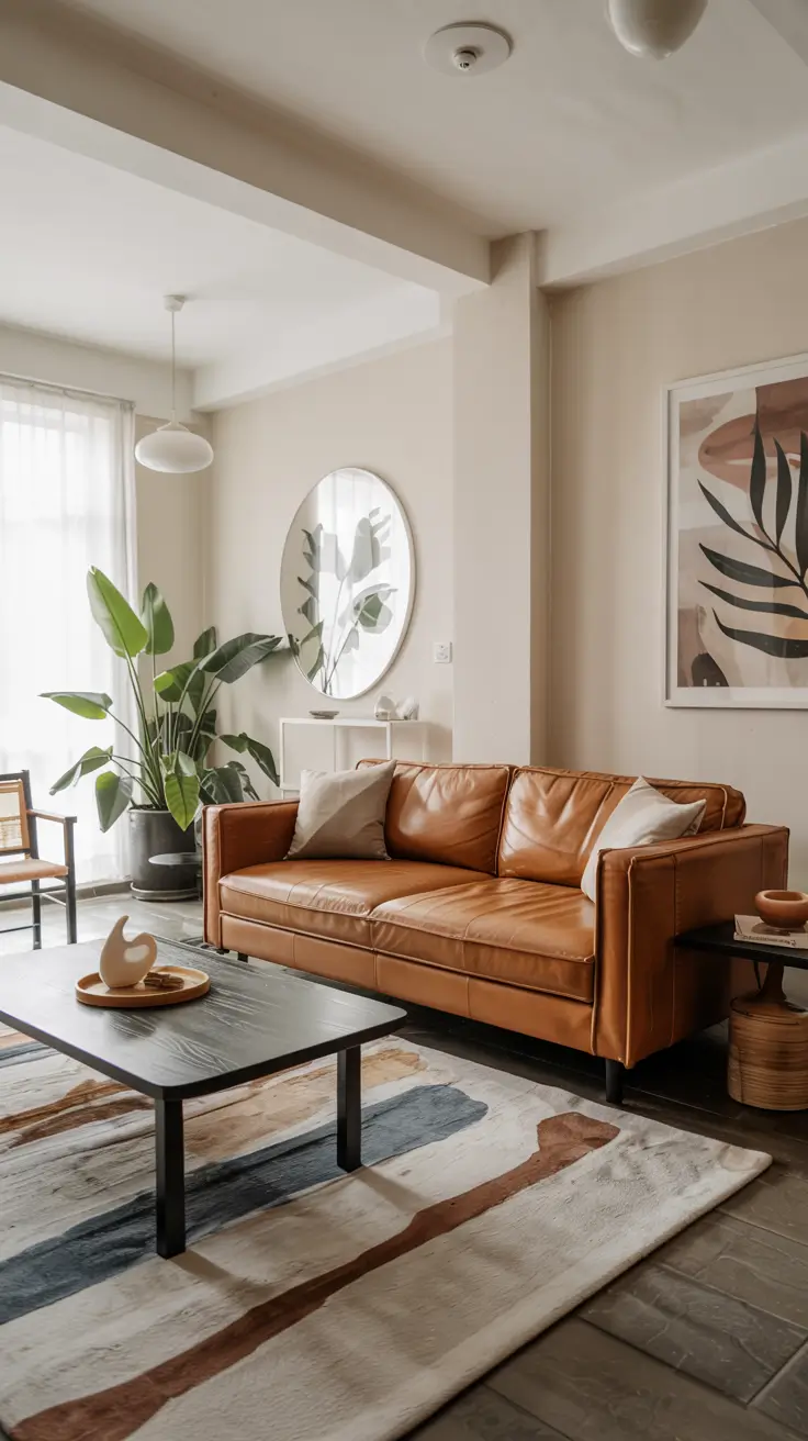 Leather Sofa Ideas 2026: Stylish Living Room & Cozy Interior Inspiration