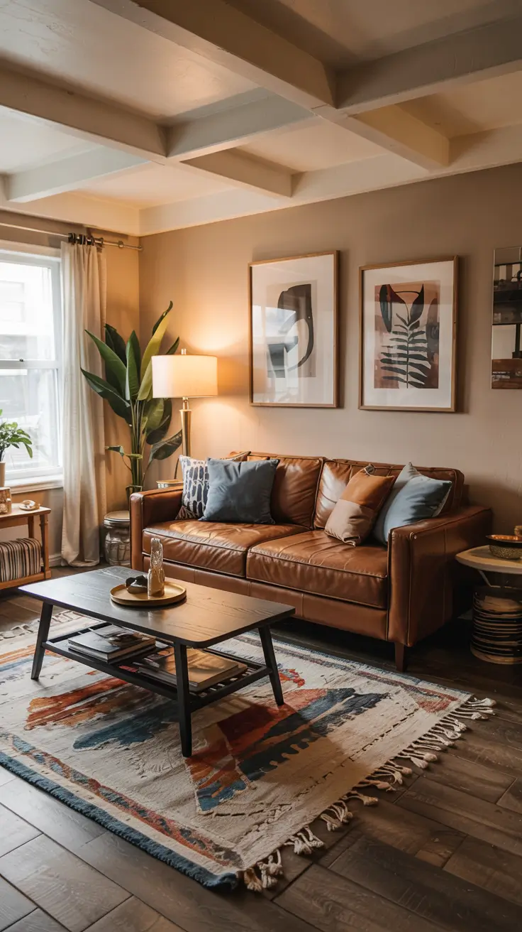 Leather Sofa Ideas 2026: Stylish Living Room & Cozy Interior Inspiration