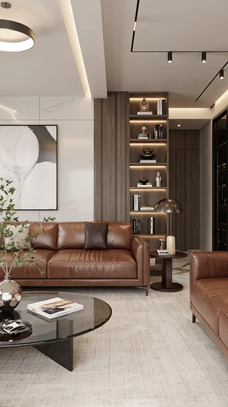 Leather Sofa Ideas 2026: Stylish Living Room & Cozy Interior Inspiration