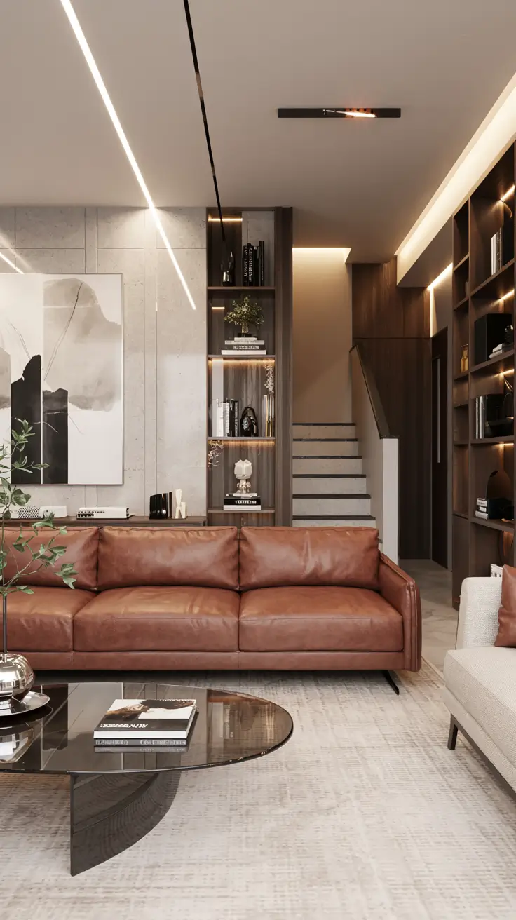 Leather Sofa Ideas 2026: Stylish Living Room & Cozy Interior Inspiration