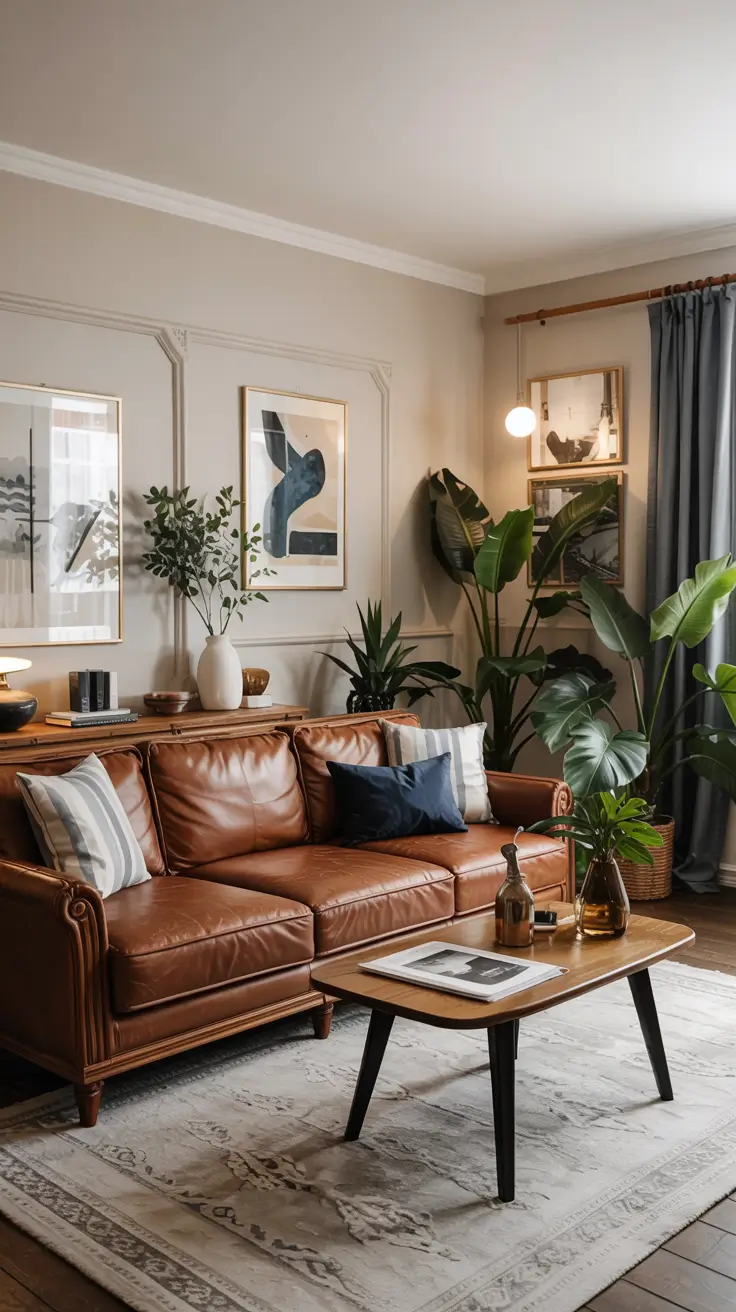 Leather Sofa Ideas 2026: Stylish Living Room & Cozy Interior Inspiration