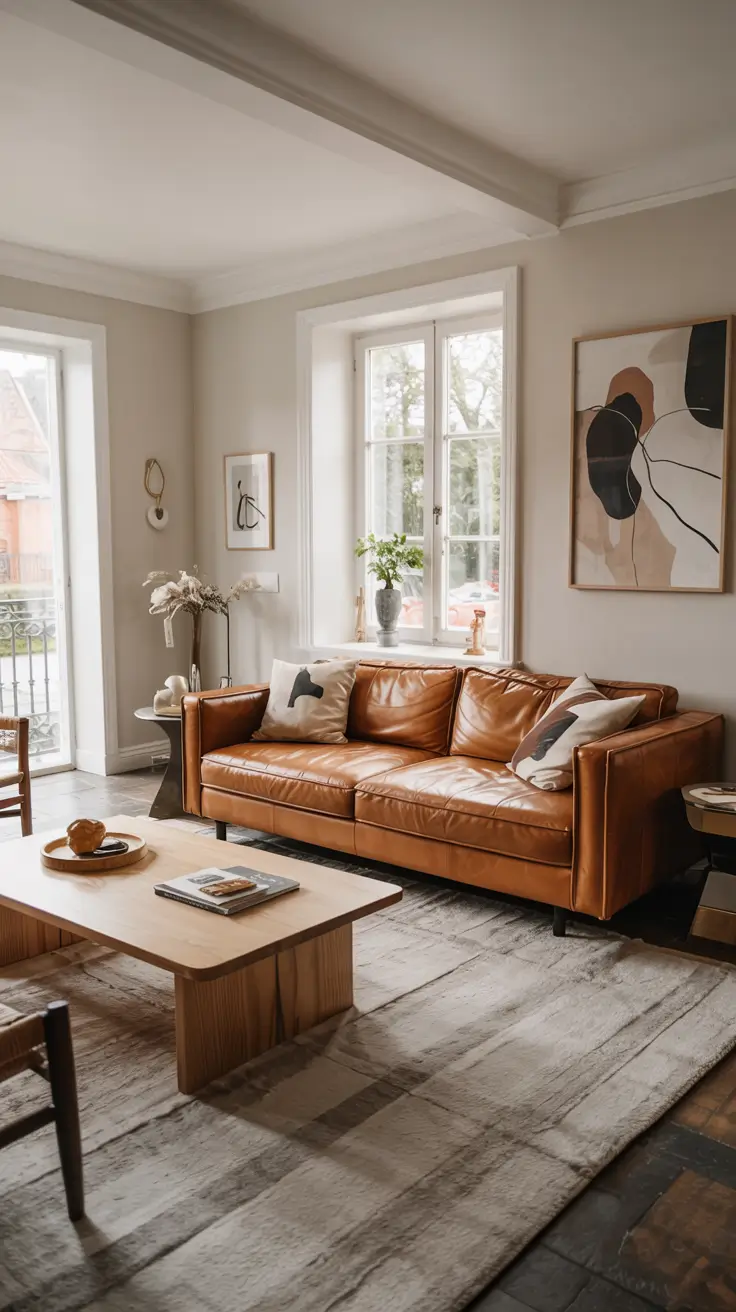 Leather Sofa Ideas 2026: Stylish Living Room & Cozy Interior Inspiration