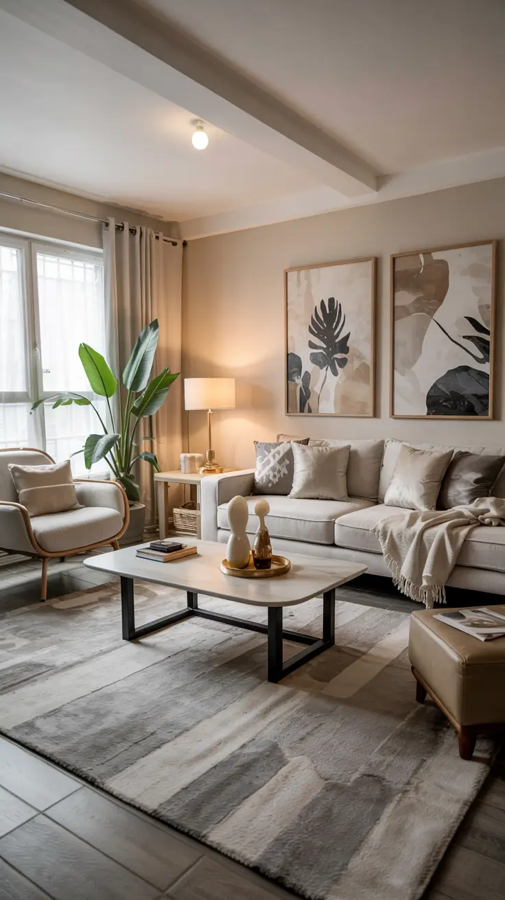 Living Room Carpet Ideas 2026: Modern Area Rugs, Wall-to-Wall & Cozy Color Trends