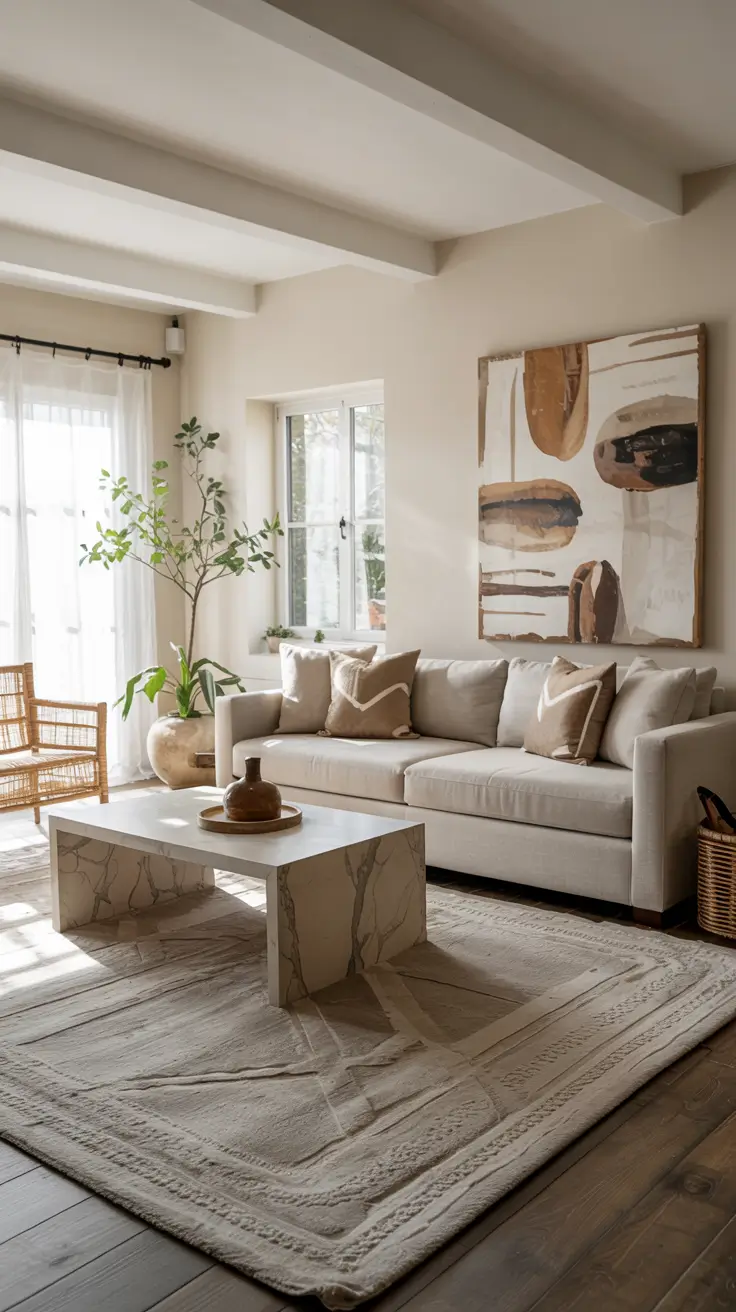 Living Room Carpet Ideas 2026: Modern Area Rugs, Wall-to-Wall & Cozy Color Trends