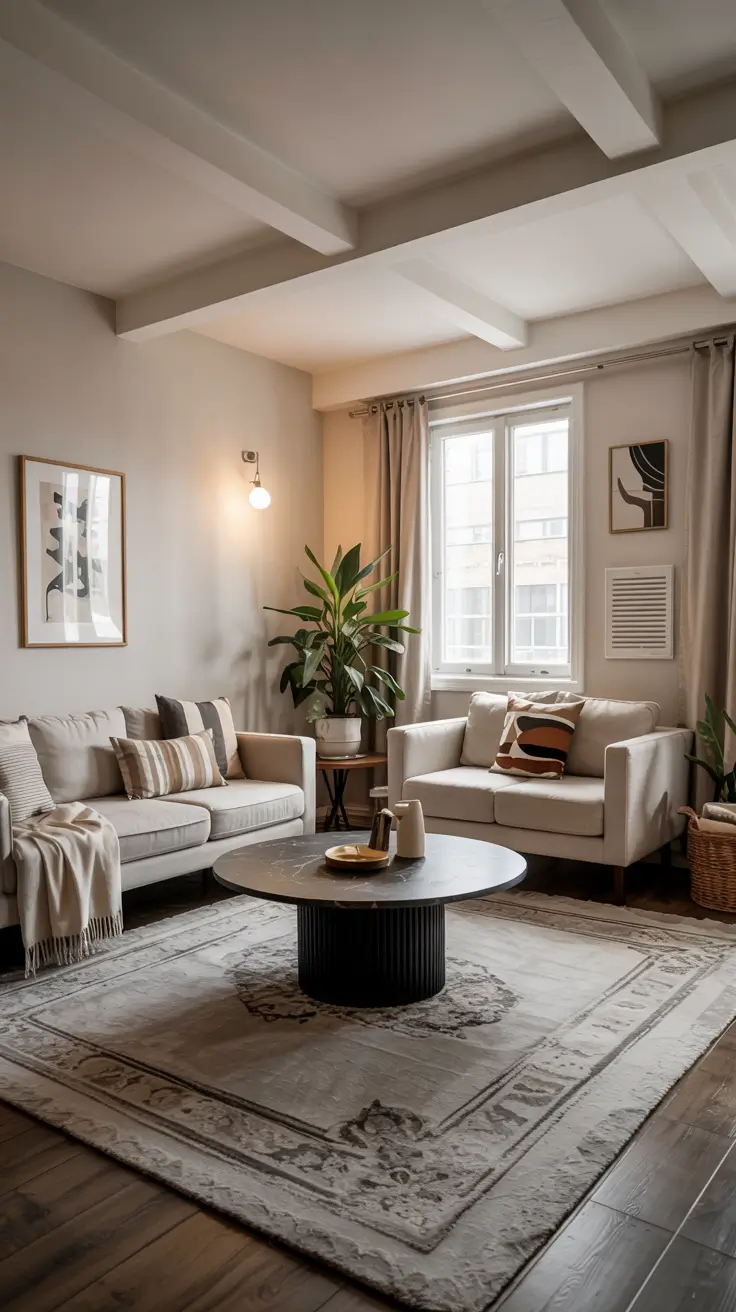 Living Room Carpet Ideas 2026: Modern Area Rugs, Wall-to-Wall & Cozy Color Trends