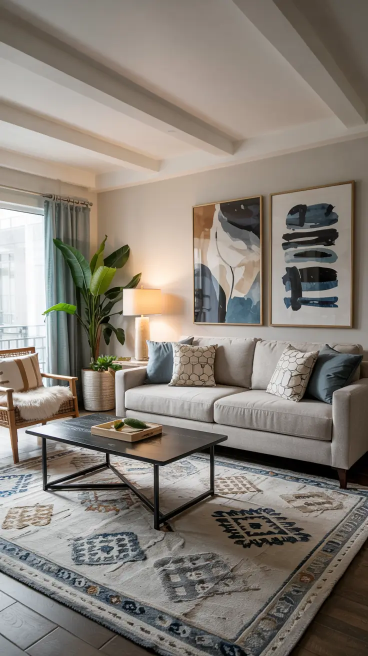 Living Room Carpet Ideas 2026: Modern Area Rugs, Wall-to-Wall & Cozy Color Trends