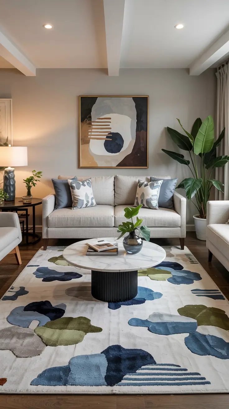 Living Room Carpet Ideas 2026: Modern Area Rugs, Wall-to-Wall & Cozy Color Trends