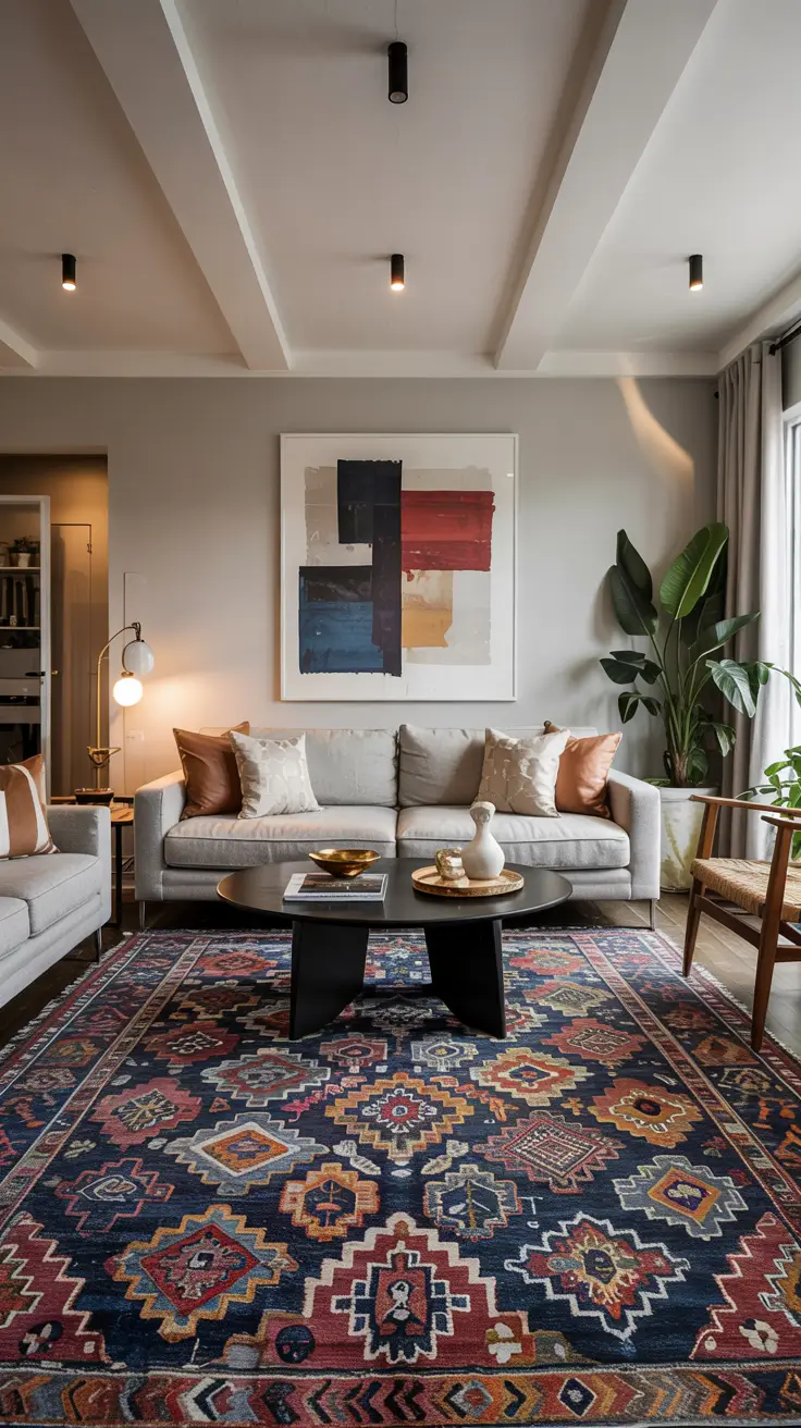 Living Room Carpet Ideas 2026: Modern Area Rugs, Wall-to-Wall & Cozy Color Trends