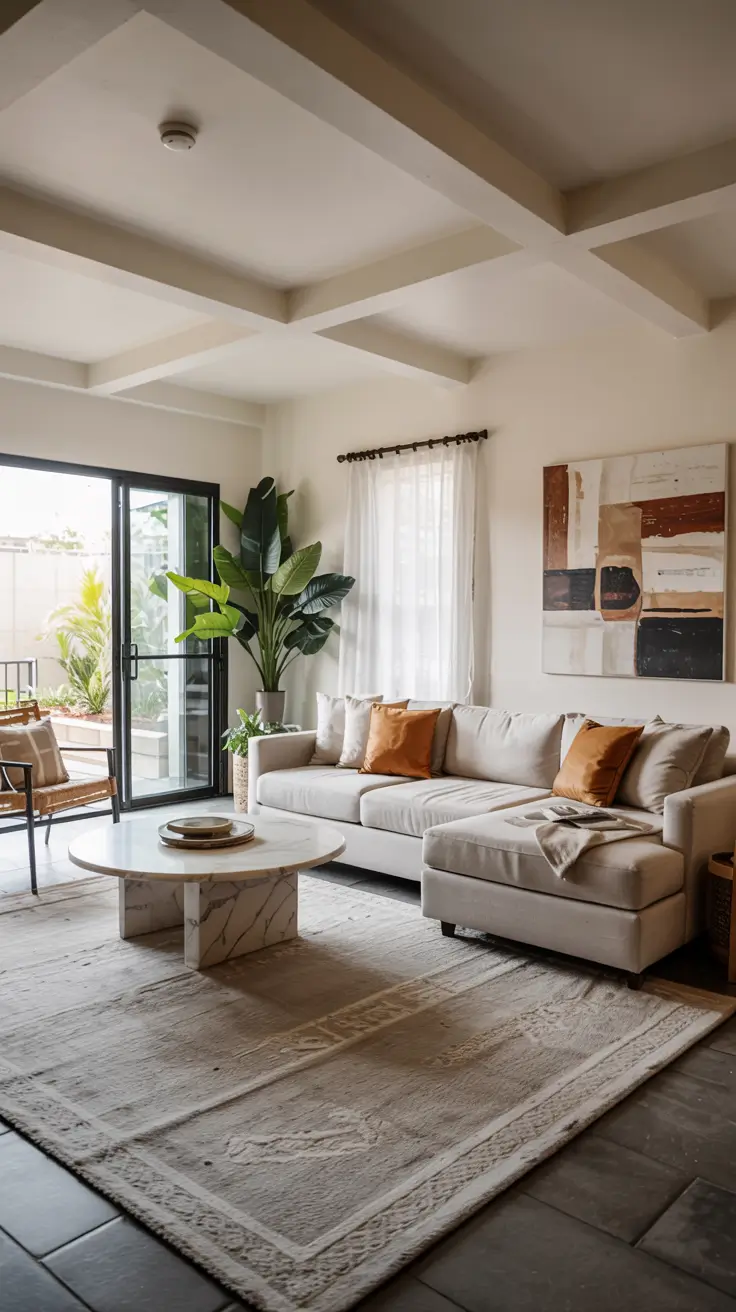 Living Room Carpet Ideas 2026: Modern Area Rugs, Wall-to-Wall & Cozy Color Trends