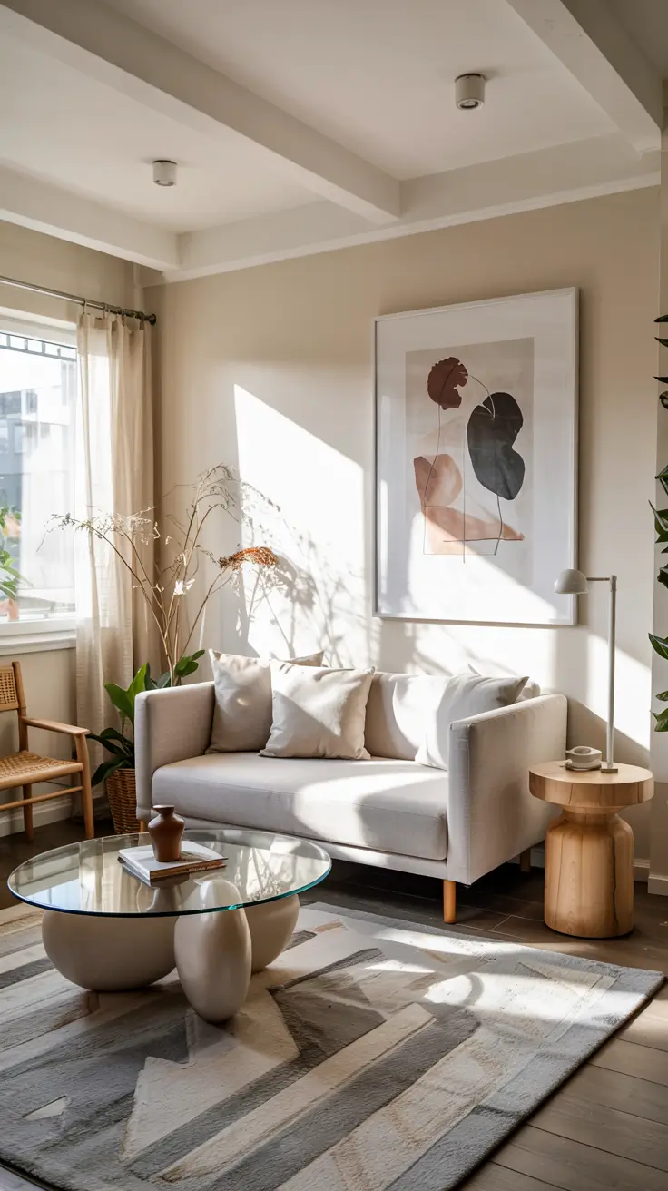 Round Table Living Room Ideas 2026: Modern Coffee Table Decor & Styling