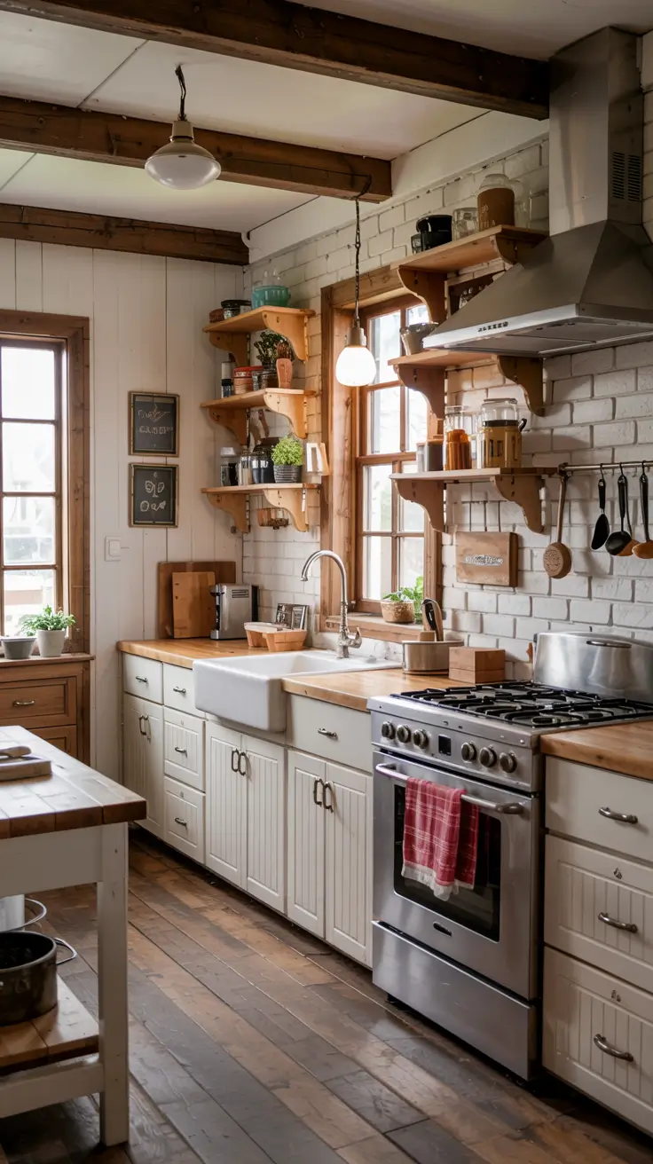 Rustic Kitchen Ideas 2026: Cozy Farmhouse, Budget & Small Space Trends