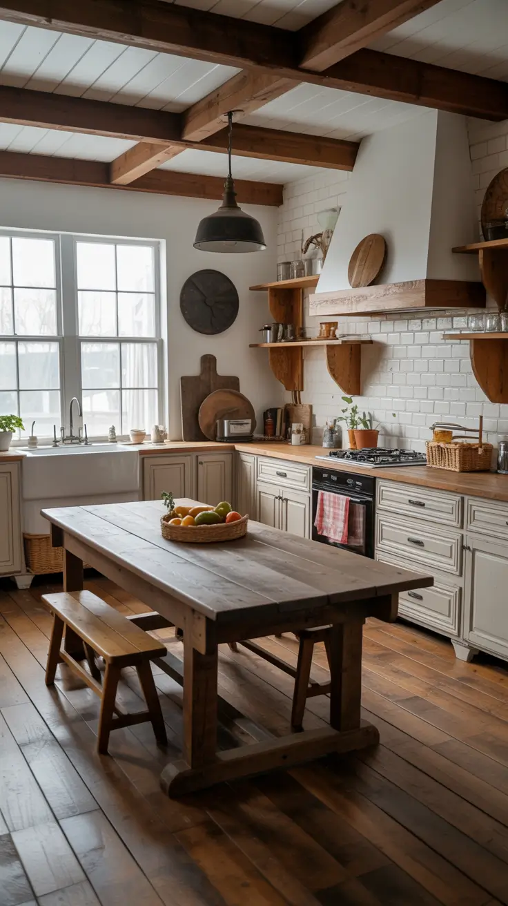 Rustic Kitchen Ideas 2026: Cozy Farmhouse, Budget & Small Space Trends