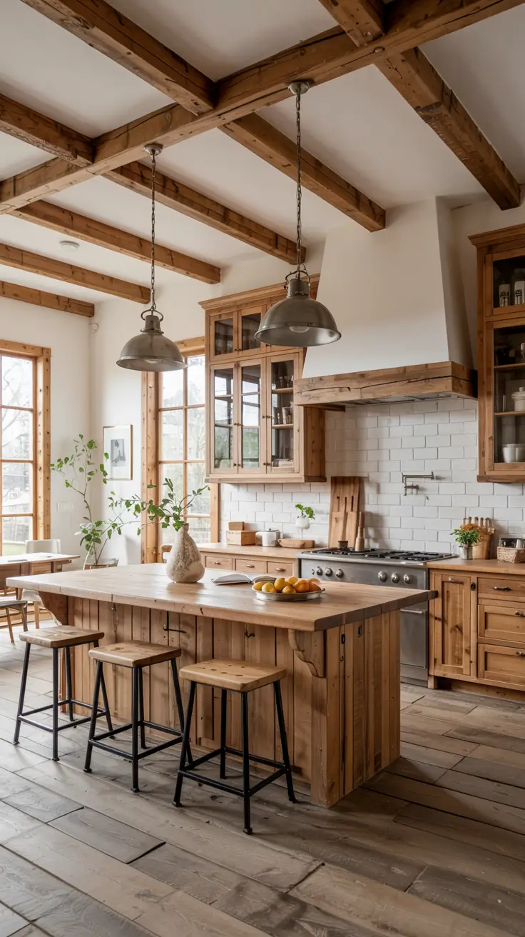 Rustic Kitchen Ideas 2026: Cozy Farmhouse, Budget & Small Space Trends