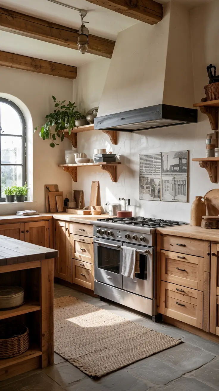 Rustic Kitchen Ideas 2026: Cozy Farmhouse, Budget & Small Space Trends