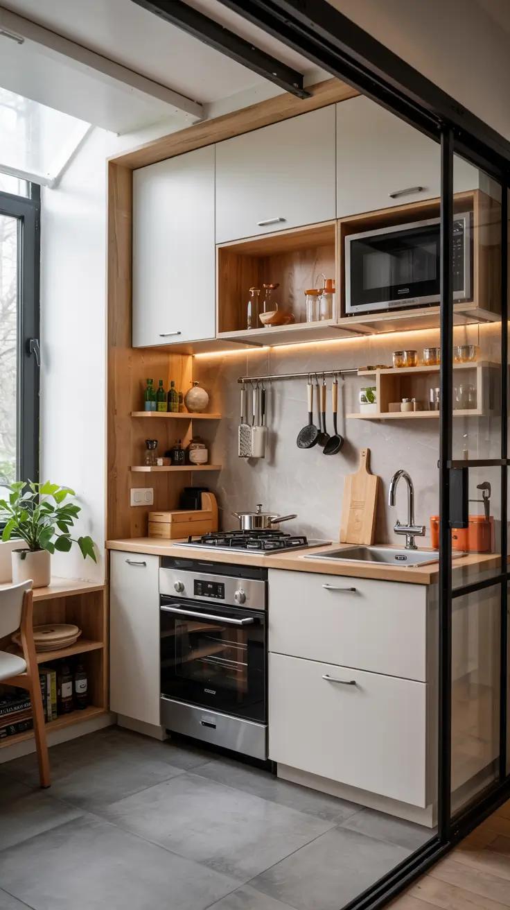 Tiny Kitchen Design 2026: Smart Layout Ideas for Small Apartments & Studios