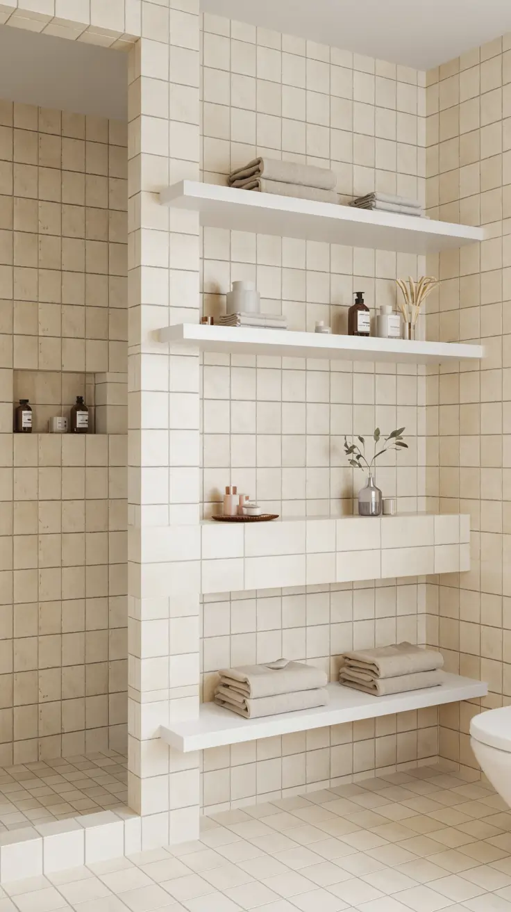 Bathroom Shelves Ideas 2026: Creative, Modern & Space-Saving Storage Solutions