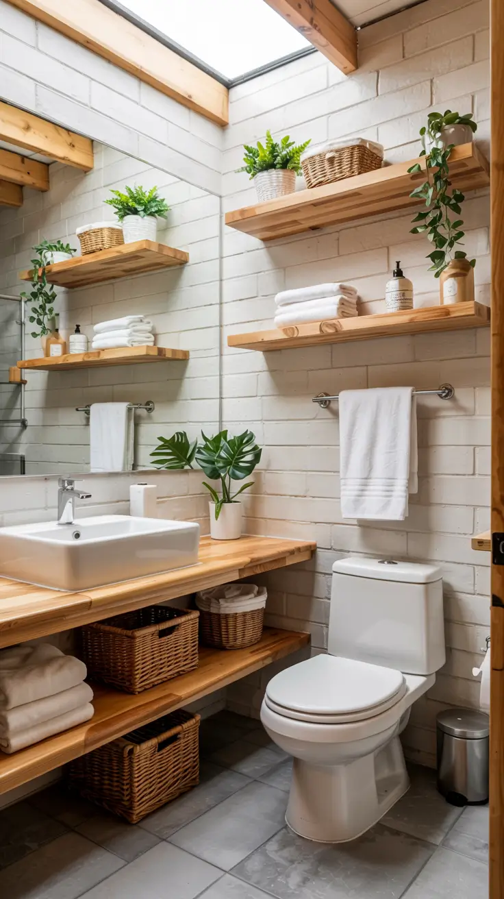 Bathroom Shelves Ideas 2026: Creative, Modern & Space-Saving Storage Solutions